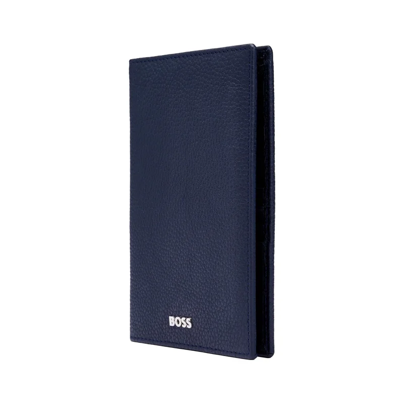 Hugo Boss Passport holder Classic Grained, dark blue