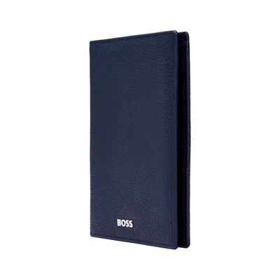 Hugo Boss Passport holder Classic Grained, dark blue