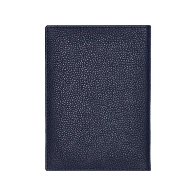 Hugo Boss Passport holder Classic Grained, dark blue