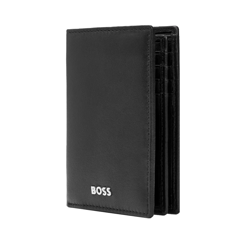Hugo Boss Card case Classic Smooth, with 16 compartments, black