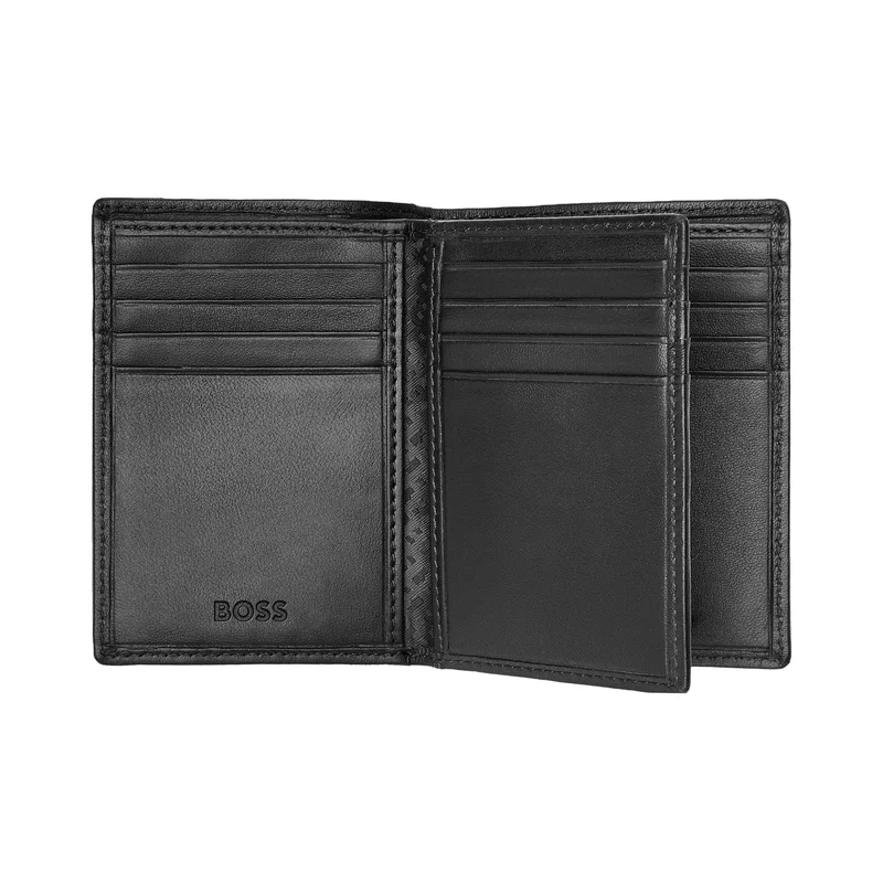 Hugo Boss Card case Classic Smooth, with 16 compartments, black