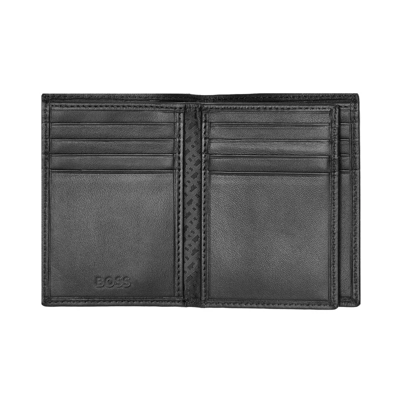 Hugo Boss Card case Classic Smooth, with 16 compartments, black