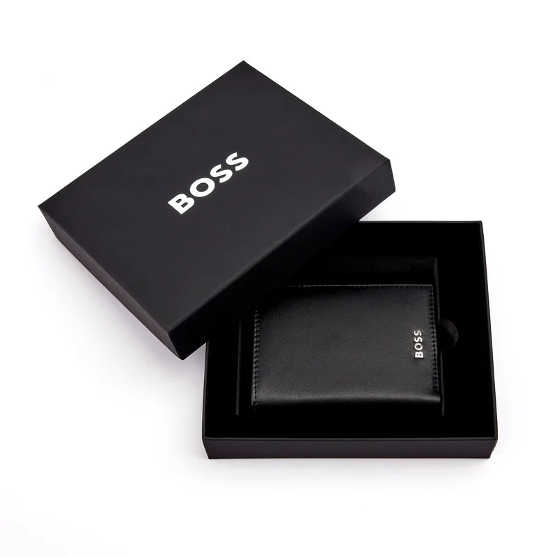 Hugo Boss Card case Classic Smooth, with 16 compartments, black