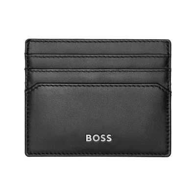 Hugo Boss Card Holder Classic Smooth, with 6 compartments, black