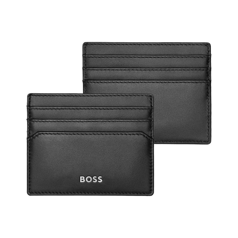 Hugo Boss Card Holder Classic Smooth, with 6 compartments, black
