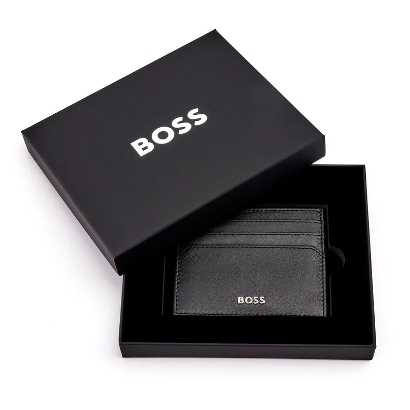 Hugo Boss Card Holder Classic Smooth, with 6 compartments, black