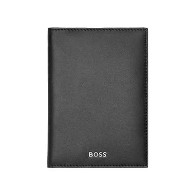 Hugo Boss Card Holder Classic Smooth, with 8 slots, black
