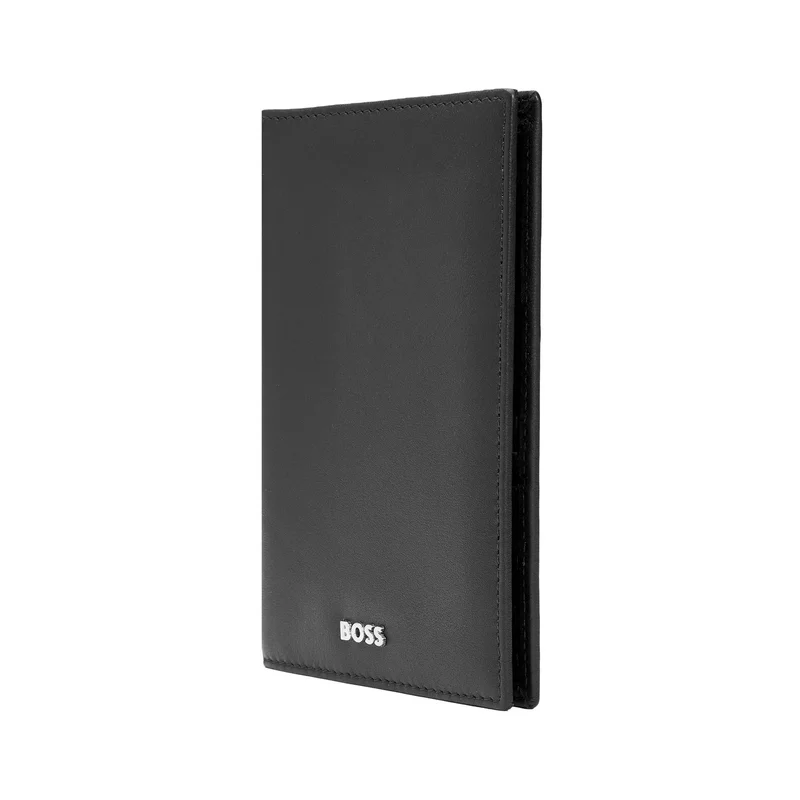 Hugo Boss Passport holder Classic Smooth, black
