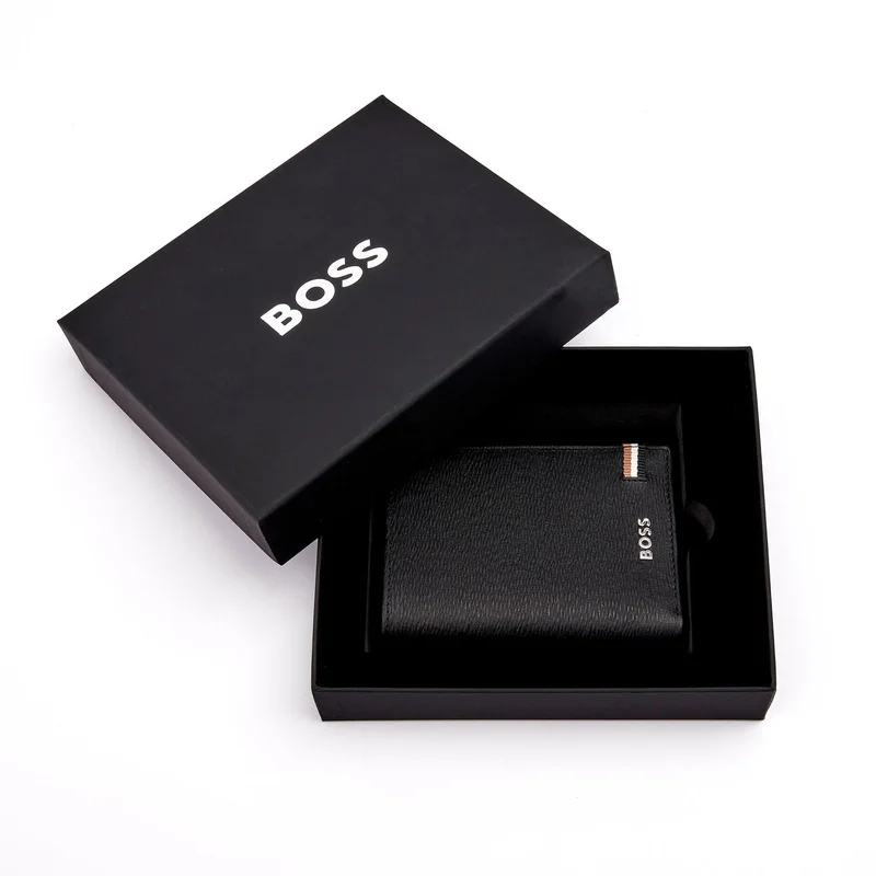 Hugo Boss Card holder Iconic, with 8 slots, black