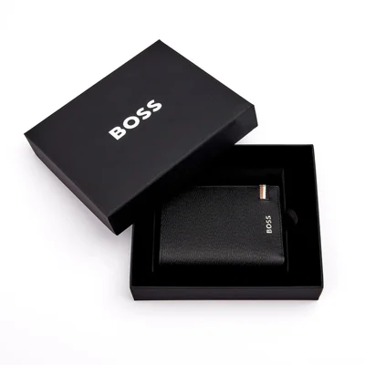 Hugo Boss Card holder Iconic, with 8 slots, black