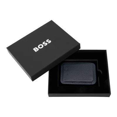 Hugo Boss Card holder Classic Grained, magnetic, for phone, dark blue
