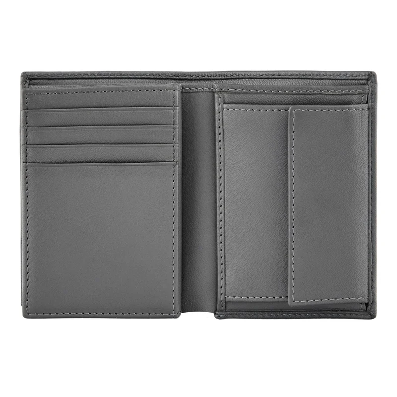 Hugo Boss Card holder Saffiano, with 12 slots, grey