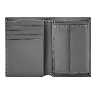 Hugo Boss Card holder Saffiano, with 12 slots, grey