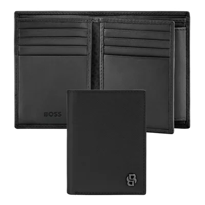 Hugo Boss Card holder Saffiano, with 12 slots, black