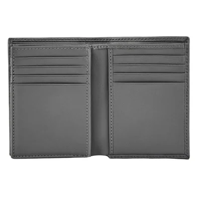 Hugo Boss Card holder Saffiano, with 16 slots, grey