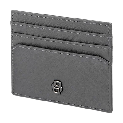 Hugo Boss Card holder Saffiano, with 6 slots, grey