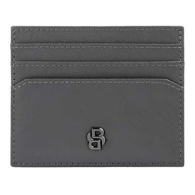 Hugo Boss Card holder Saffiano, with 6 slots, grey