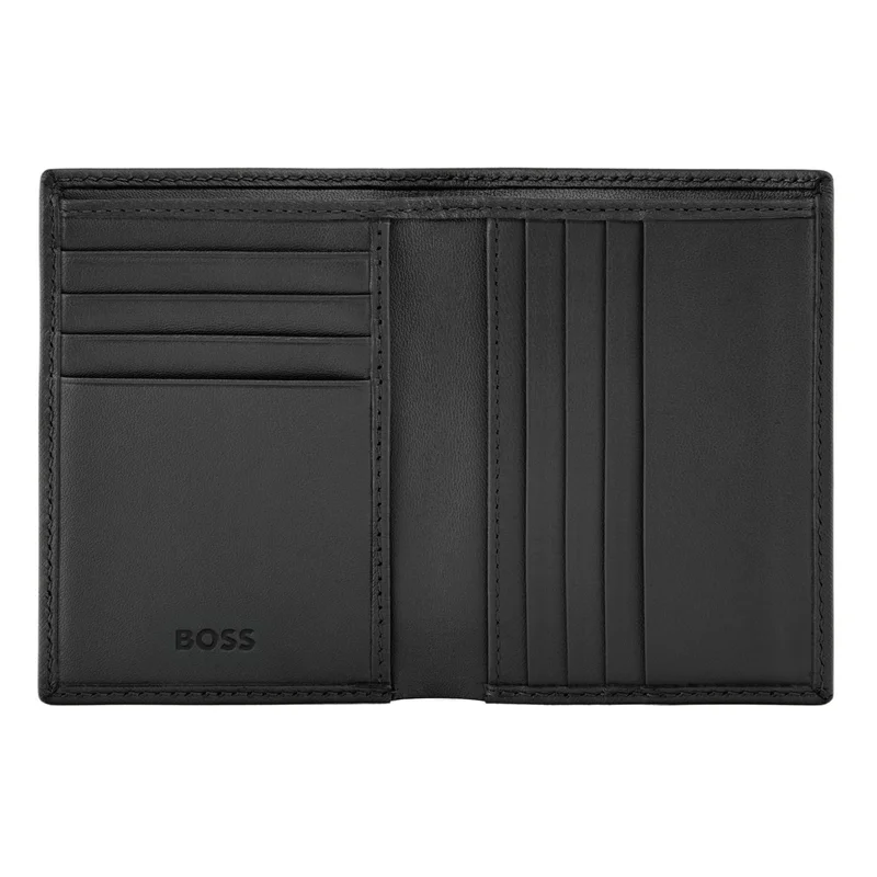 Hugo Boss Card holder Saffiano, with 8 slots, black