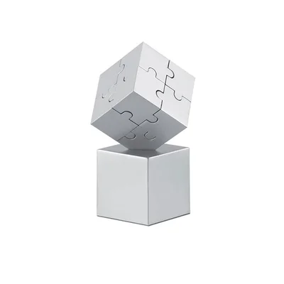 3D Puzzle Kubzle, with magnetic metal parts, 8 x 4 cm