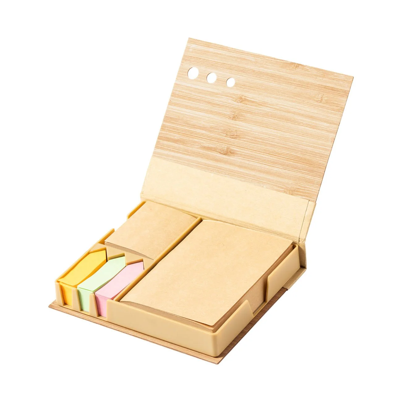Cool Box with notes and indexes Castor, bamboo
