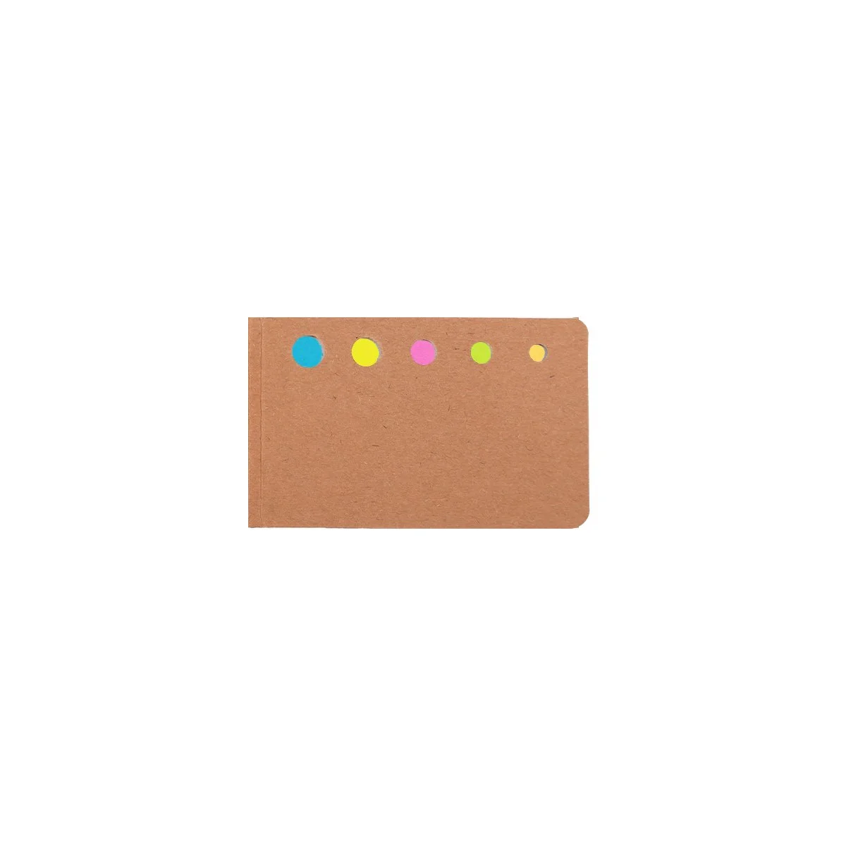 Set of eco sticky notes and indexes, with cover