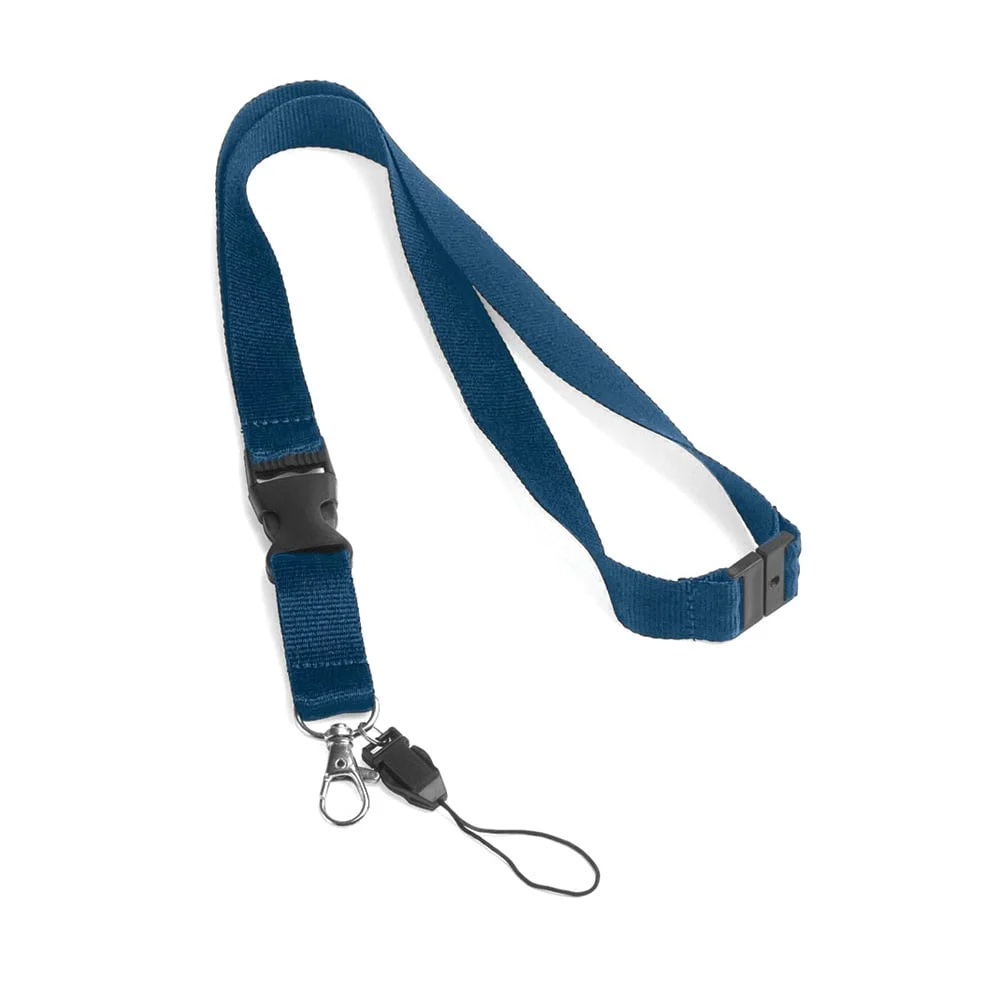 Lanyard Murray, with safety clasp, blue