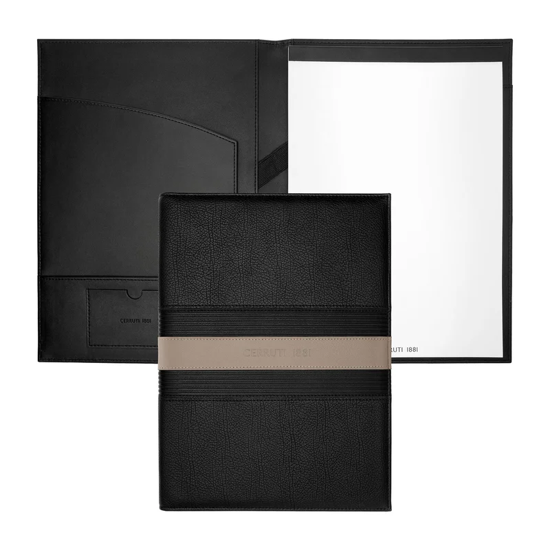 Cerruti 1881 Folder Delano, A4, beige-black