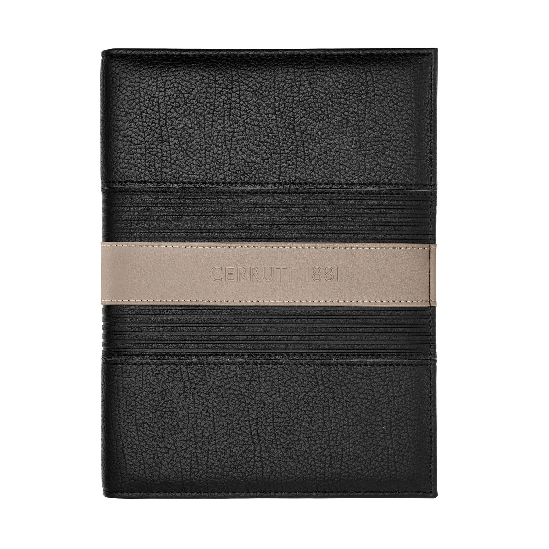 Cerruti 1881 Folder Delano, A5, beige-black