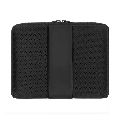 Hugo Boss Folder Arche, A5, zip, black