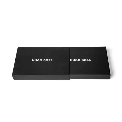 Hugo Boss Folder Arche, A5, zip, black