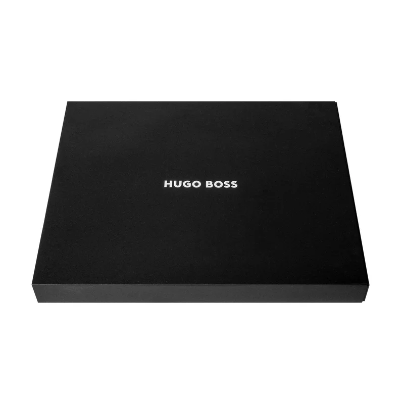 Hugo Boss Folder Pure Iconic, A4, with zipper, black