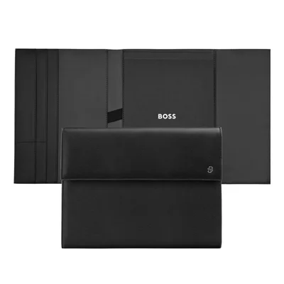 Hugo Boss Conference folder Double B, A4, black-grey
