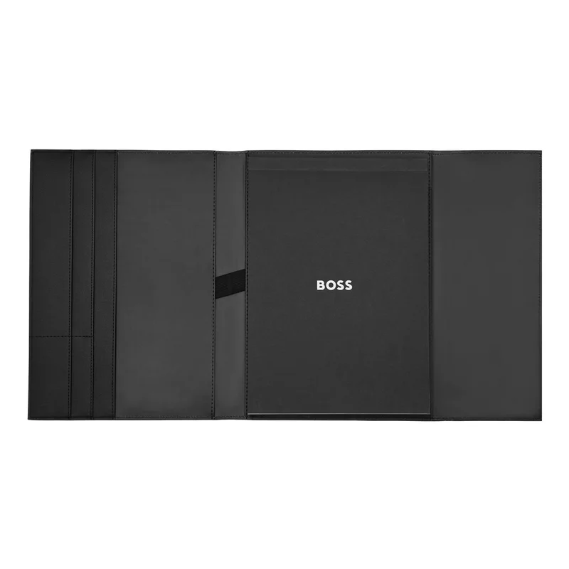Hugo Boss Conference folder Double B, A4, black-grey
