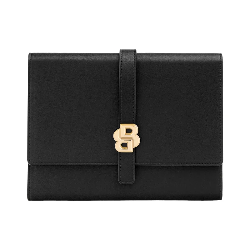 Hugo Boss Conference folder Double B, A5, black-gold