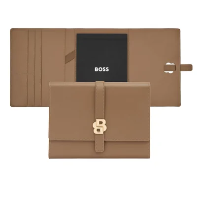 Hugo Boss Conference folder Double B, A5, brown