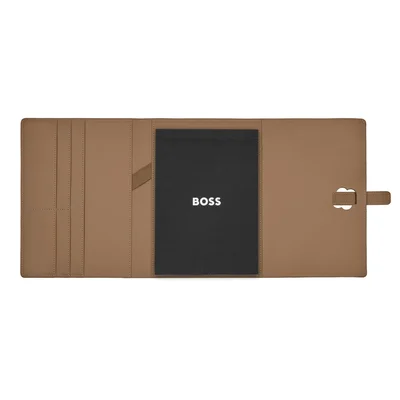 Hugo Boss Conference folder Double B, A5, brown
