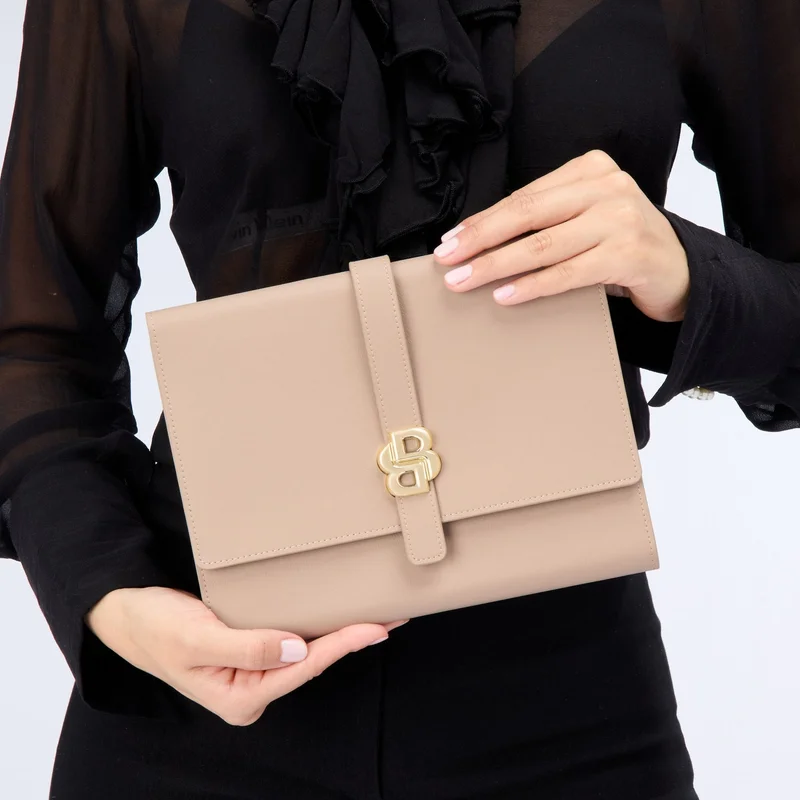 Hugo Boss Conference folder Double B, A5, rose gold