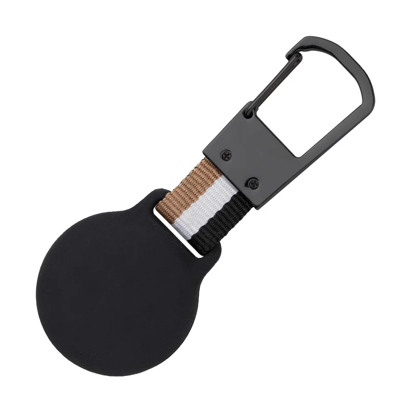 Hugo Boss Keychain Iconic Airtag Holder, black