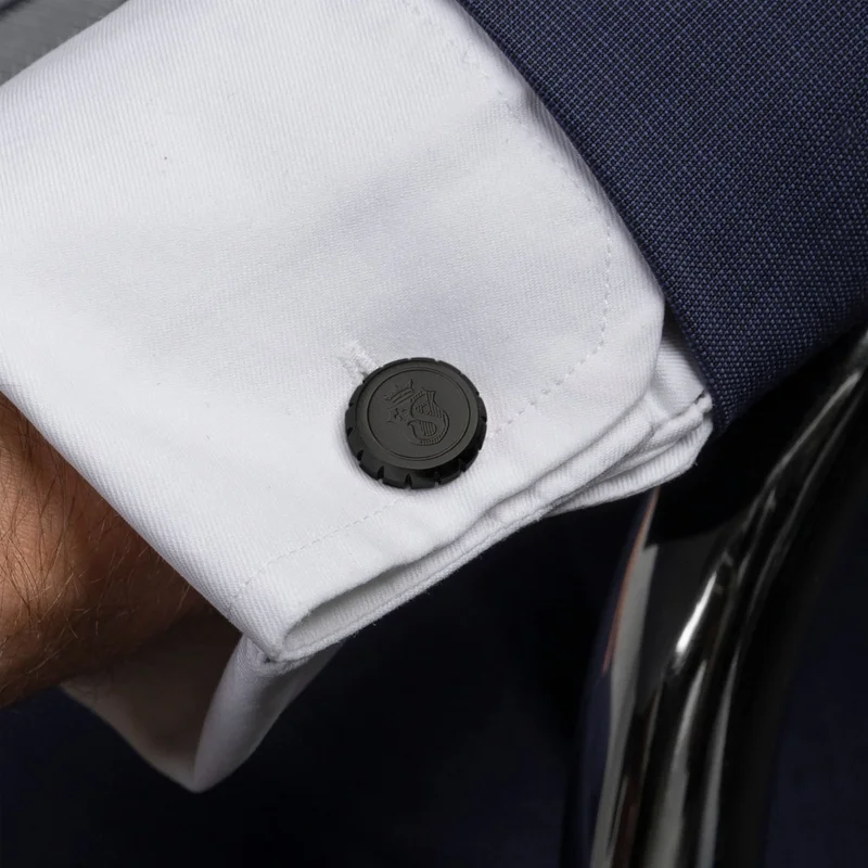 Festina Cufflinks Chronobike, matte, black