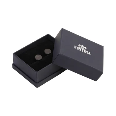 Festina Cufflinks Chronobike, matte, black