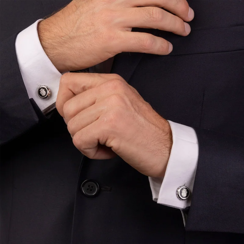Festina Cufflinks Chronobike, silver