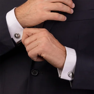 Festina Cufflinks Chronobike, silver