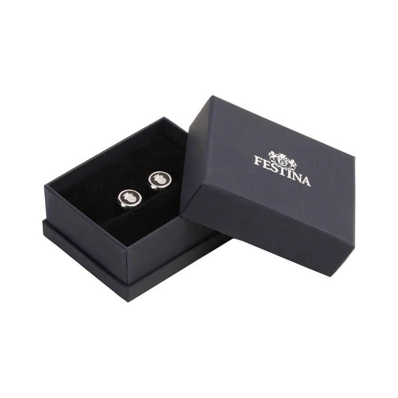 Festina Cufflinks Chronobike, silver
