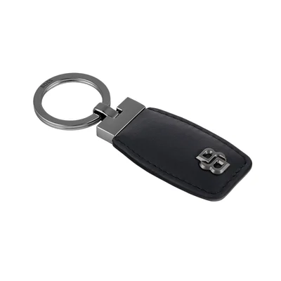 Hugo Boss Keyring Double B, black-grey