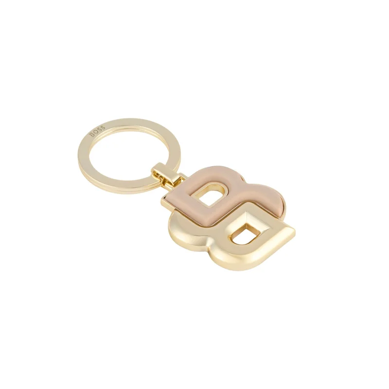 Hugo Boss Keyring Double B, rose gold