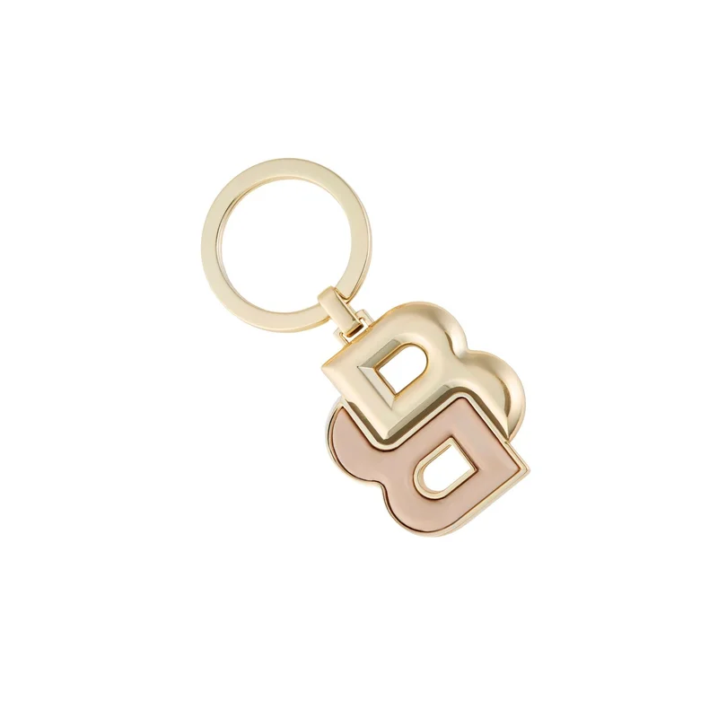 Hugo Boss Keyring Double B, rose gold