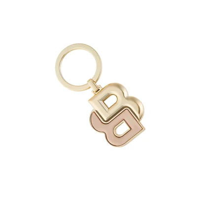 Hugo Boss Keyring Double B, rose gold
