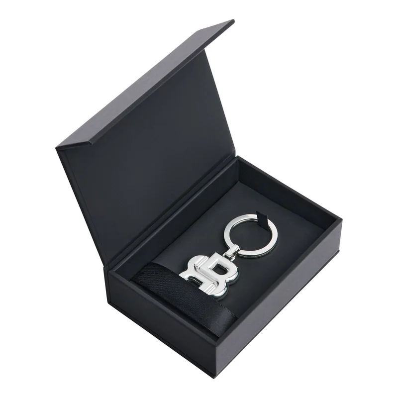 Hugo Boss Keyring Double B, silver