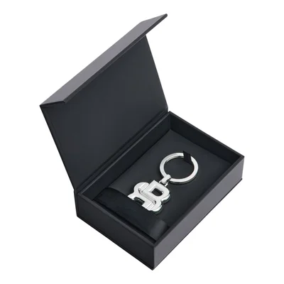 Hugo Boss Keyring Double B, silver