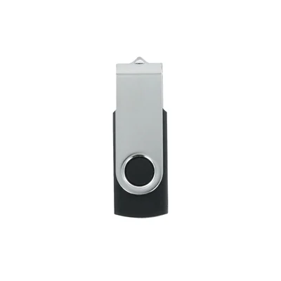 USB Flash drive Swivel, USB 2.0, 16 GB, no logo, black